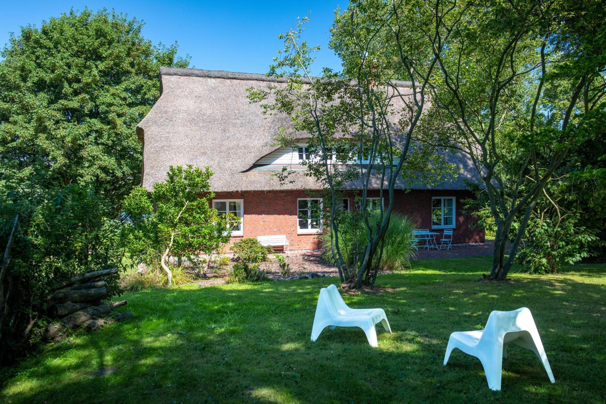 Reetdachhaus Eiderblick Vila Breiholz Exterior foto