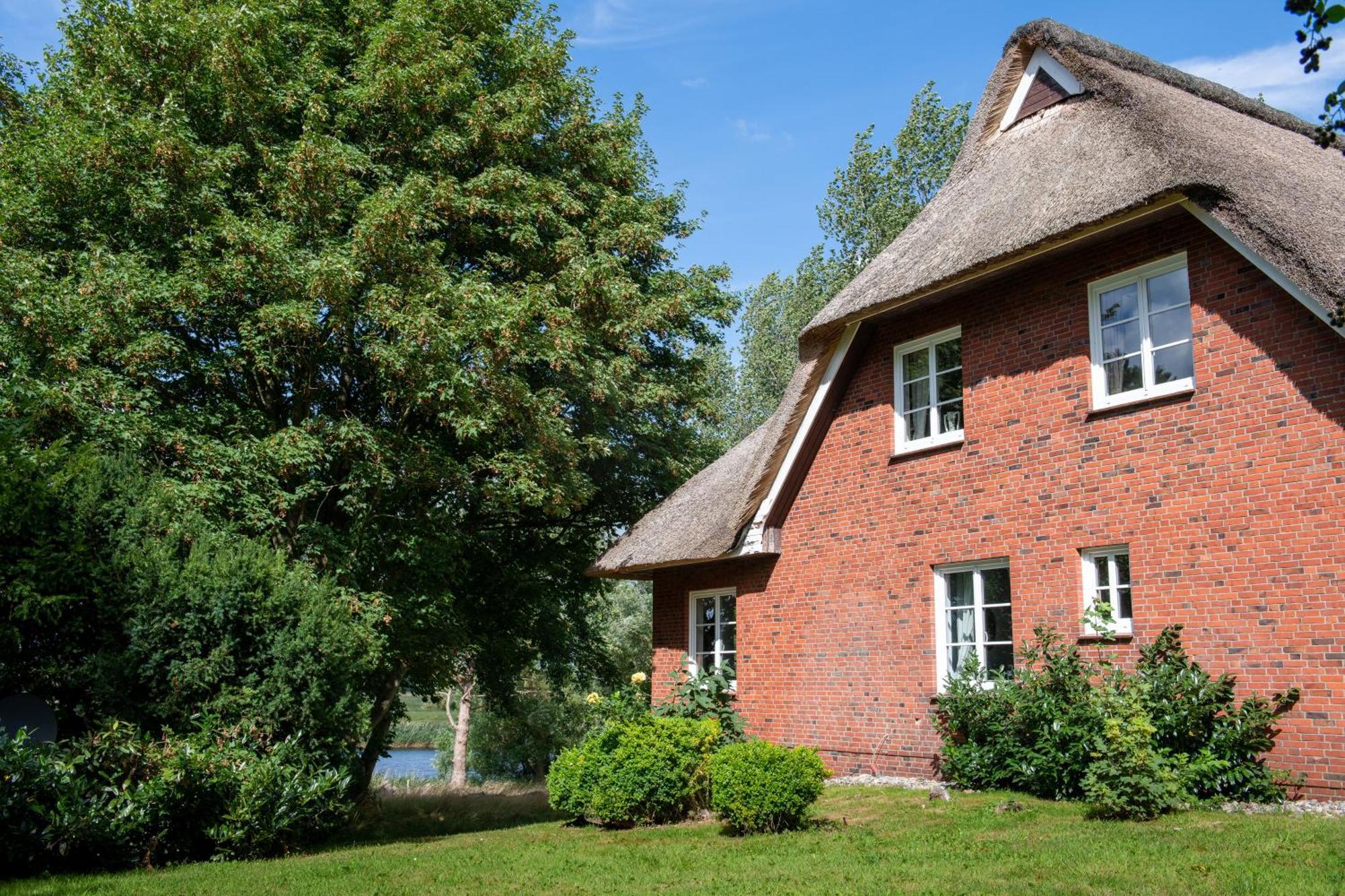 Reetdachhaus Eiderblick Vila Breiholz Exterior foto